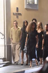 Naomi Campbell's Star-Studded Roman Dinner
