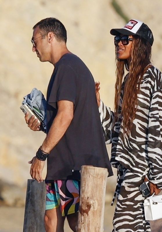 Naomi Campbell Unleashes Zebra Print in Ibiza for Birthday Getaway