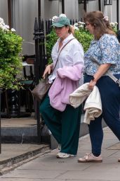 Natalie Cassidy Embraces Casual Chic in London