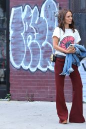 Natalie Portman Embraces Retro Flair on "Good Sex" Set in Brooklyn