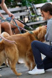 Natalie Portman Films ‘Good Sex’ in NYC’s Washington Square