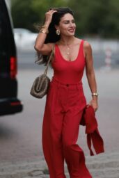 Nazan Eckes Ignites Riani Cruise with Fiery Red