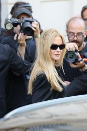 Nicole Kidman Debuts Office Siren Noir at Balenciaga – Paris, July 9, 2025