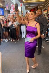 Nicole Scherzinger's Birthday Purple Reigns in NYC