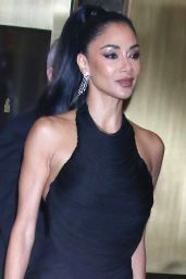 Nicole Scherzinger Unveils Slashed-Effect Jumpsuit in NYC