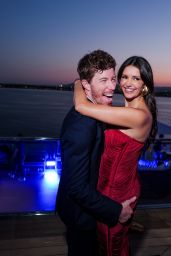 Nina Dobrev Radiates Red at Luminara Superyacht Launch