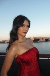 Nina Dobrev Unveils Roman Romance in Cult Gaia – June 2025