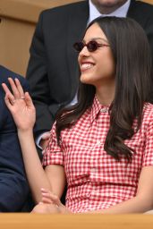 Olivia Rodrigo: Gingham Chic at Wimbledon