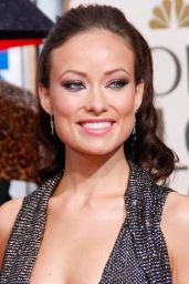 Olivia Wilde Debuts Metallic Gucci Gown at 2010 Golden Globes