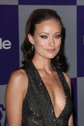 Olivia Wilde Debuts Metallic Gucci Gown at 2010 Golden Globes