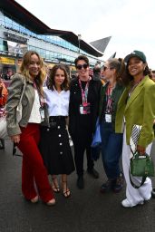 Olivia Wilde & Felicity Jones Attend British Grand Prix Grid Walk – Silverstone 2025