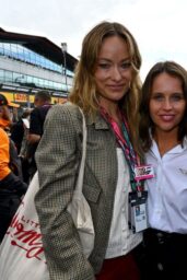 Olivia Wilde & Felicity Jones Attend British Grand Prix Grid Walk – Silverstone 2025