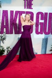 Pamela Anderson Attends Naked Gun Premiere in Regal Rodarte – London, 2025