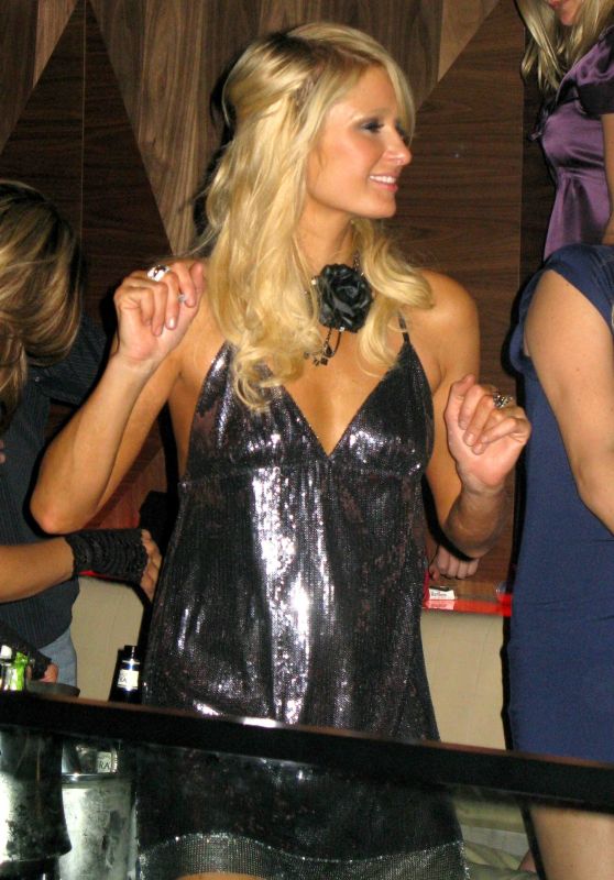 Paris Hilton Unleashes Glitter Glam at Vanity Night Club — Jan 15, 2010
