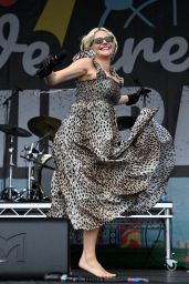 Pixie Lott Performs in Leopard Print at We Are Wirral Festival