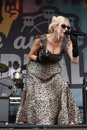 Pixie Lott Performs in Leopard Print at We Are Wirral Festival