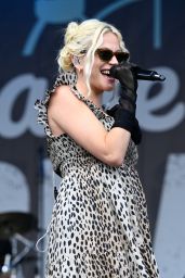 Pixie Lott Performs in Leopard Print at We Are Wirral Festival
