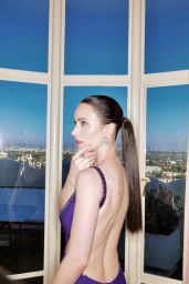 Rachel Brosnahan Glows in Violet Sequins for Harper’s Bazaar – July 2025