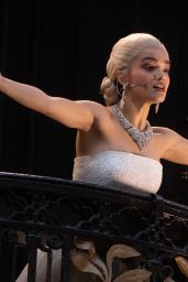 Rachel Zegler Debuts Whiplash Chic in ‘Evita’ at London Palladium