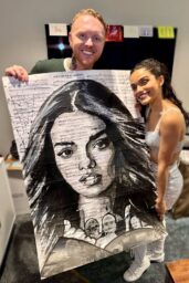 Rachel Zegler Receives Textual Portrait Tribute by Nathan Wyburn – London