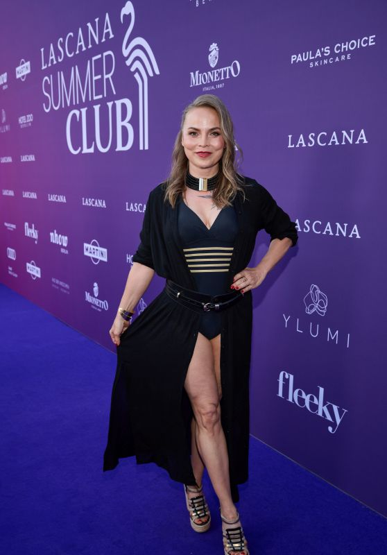 Regina Halmich Ignites Lascana Summer Club at Berlin Fashion Week