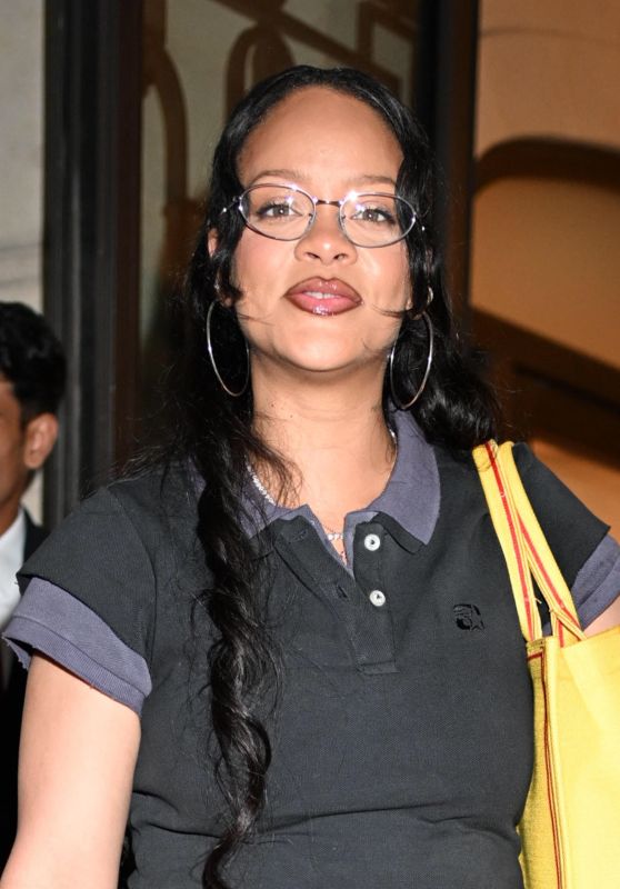 Rihanna Steps Out in Paris: Effortless Chic at the Royal Monceau