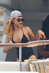 Rihanna Swimsuit Yacht Monaco 2013