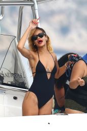 Rihanna Swimsuit Yacht Monaco 2013