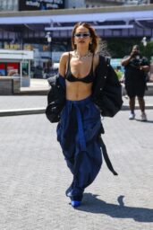 Rita Ora Embraces Monochrome Cool in Manhattan Heat – July 8, 2025