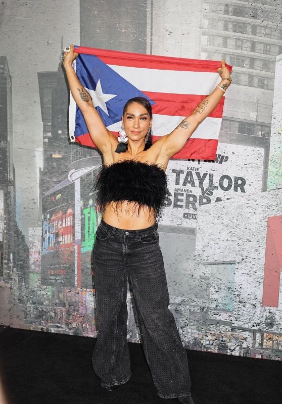 Robin Arzón - Katie Taylor vs. Amanda Serrano 3 Arrivals, NYC