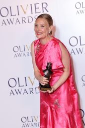 Romola Garai Captivates in Cerise at Olivier Awards 2025