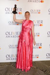 Romola Garai Captivates in Cerise at Olivier Awards 2025