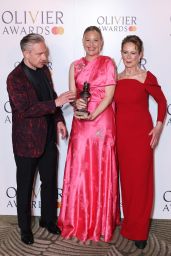 Romola Garai Captivates in Cerise at Olivier Awards 2025