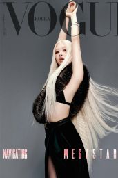 Rosé Unveils Saint Laurent Plaid Drama for Vogue Korea August 2025