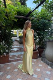 Rosie Huntington-Whiteley Debuts Lemon Pearl Minimalism at Villa Treville