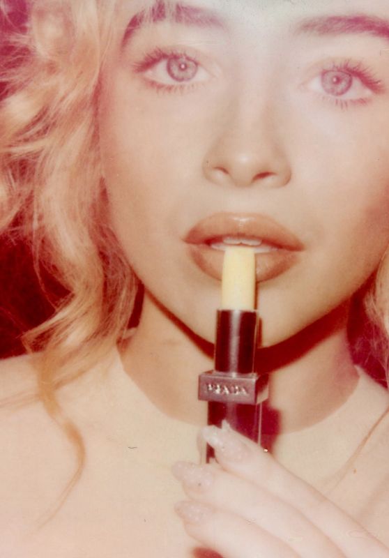 Sabrina Carpenter Dazzles for Prada Beauty