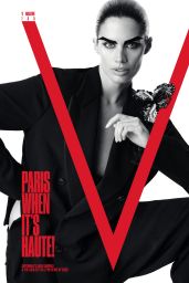 Sara Sampaio Unveils Haute Drama for V Magazine Cover