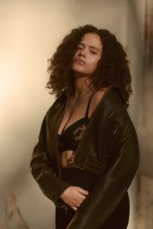 Sarah Jeffery – Imagine Magazine: A Study in Textural Contrast