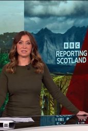 Sarah McMullan Anchors with Poise on BBC Reporting Scotland at Seven