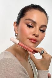 Selena Gomez Unveils Rare Beauty Lip Gloss on Instagram