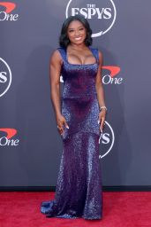 Simone Biles Attends ESPY Awards in Violet Precision – Hollywood 2025