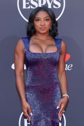 Simone Biles Attends ESPY Awards in Violet Precision – Hollywood 2025