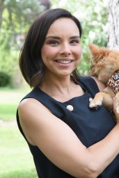 Singer Chenoa Debuts Chic Dog House Look in Madrid