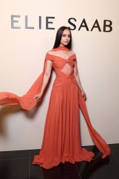 Sofia Carson Commands Attention at Elie Saab Couture Show
