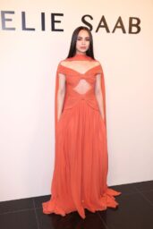 Sofia Carson Commands Attention at Elie Saab Couture Show