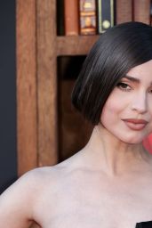 Sofia Carson Commands Premiere in Neo-Classic Gown