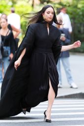 Sofia Carson - Unveils Urban Drama in Madison Square Park