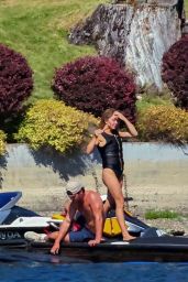 Sydney Sweeney Masters Classic Lake Style in Idaho