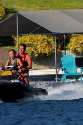 Sydney Sweeney Masters Classic Lake Style in Idaho