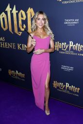 Sylvie Meis Charms Hamburg in Fuchsia for Harry Potter Gala
